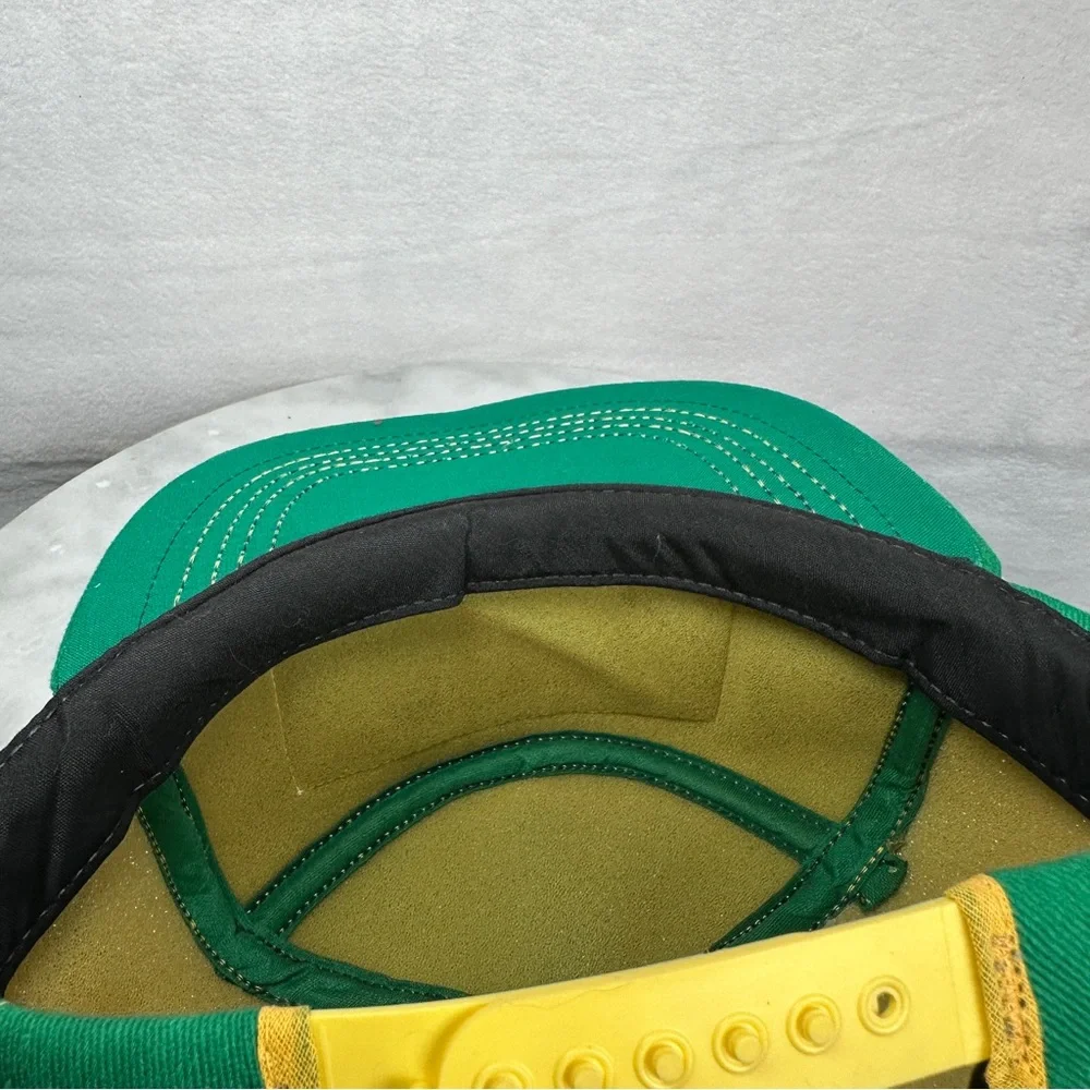 John Deere trucker hat SnapBack vintage retro Green Yellow Tractor‎ farming cap